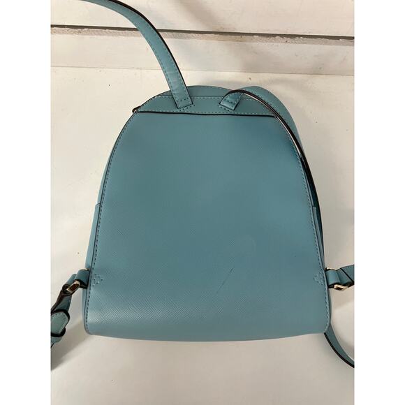 KATE SPADE SCHUYLER MINI LIGHT BLUE SAFFINAO PVC BACKPACK - Picture 3 of 15